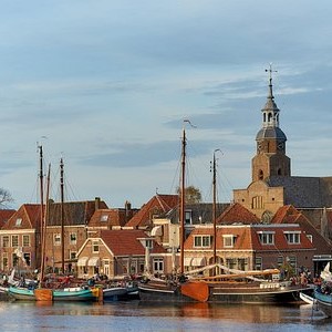 Steden bezoeken in de weerribben Wieden, Blokzijl